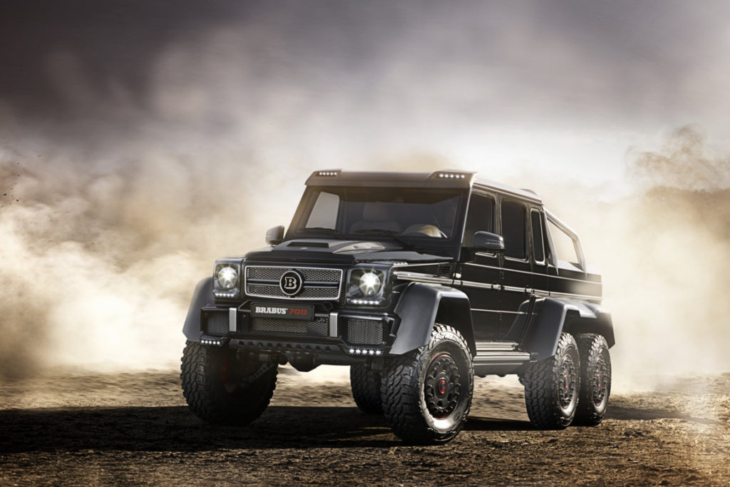 Black Brabus 700 6x6 is one of the most expensive cars sold in Malaysia