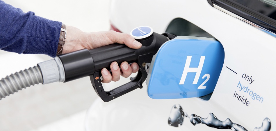 Hydrogen car, refuelling